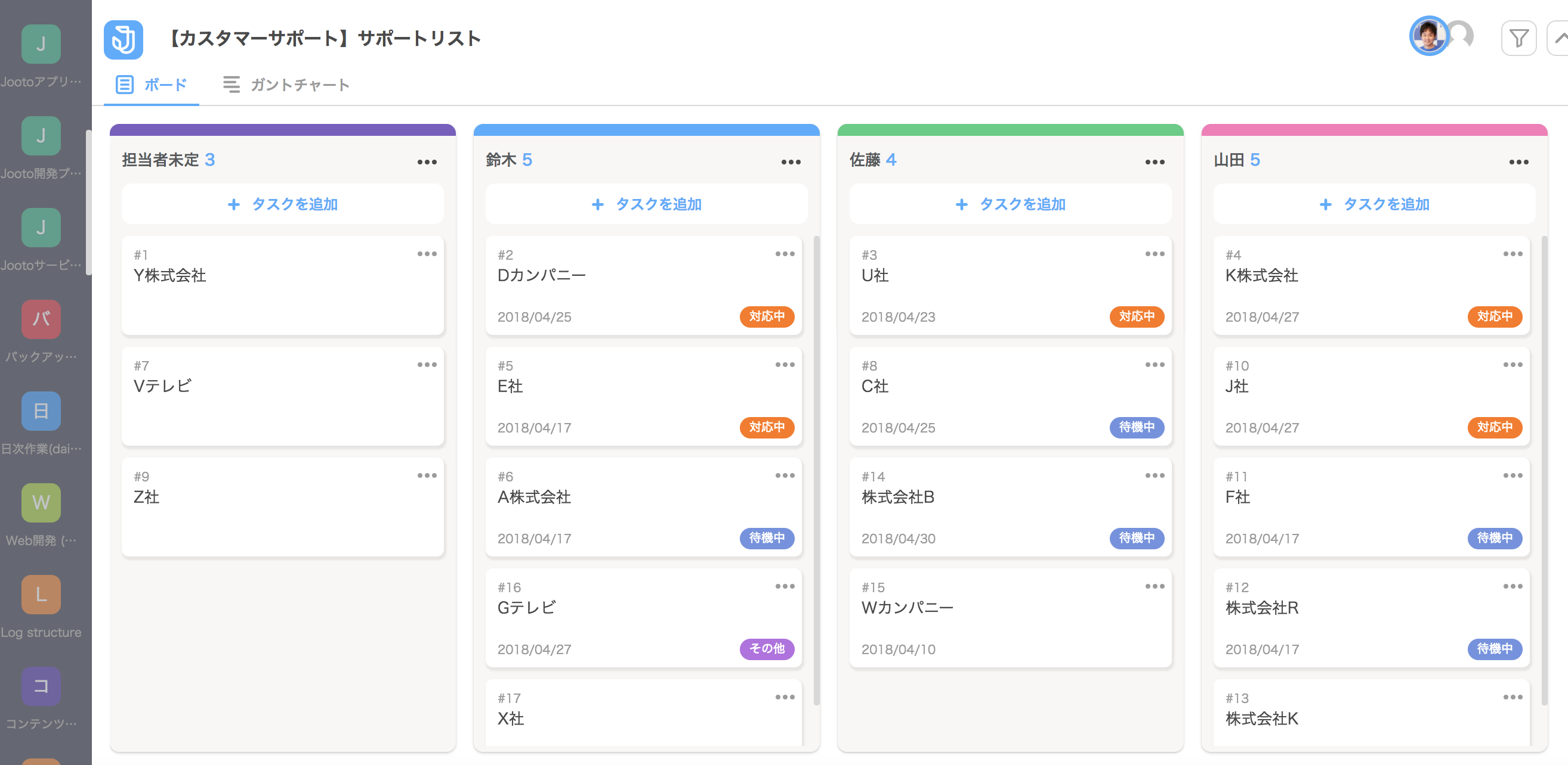 カスタマーサポート用