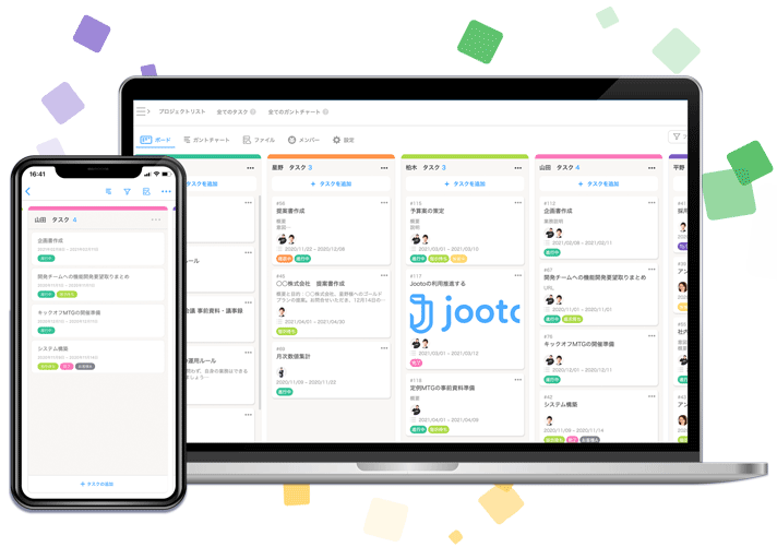 プロジェクトを成功に導くJooto