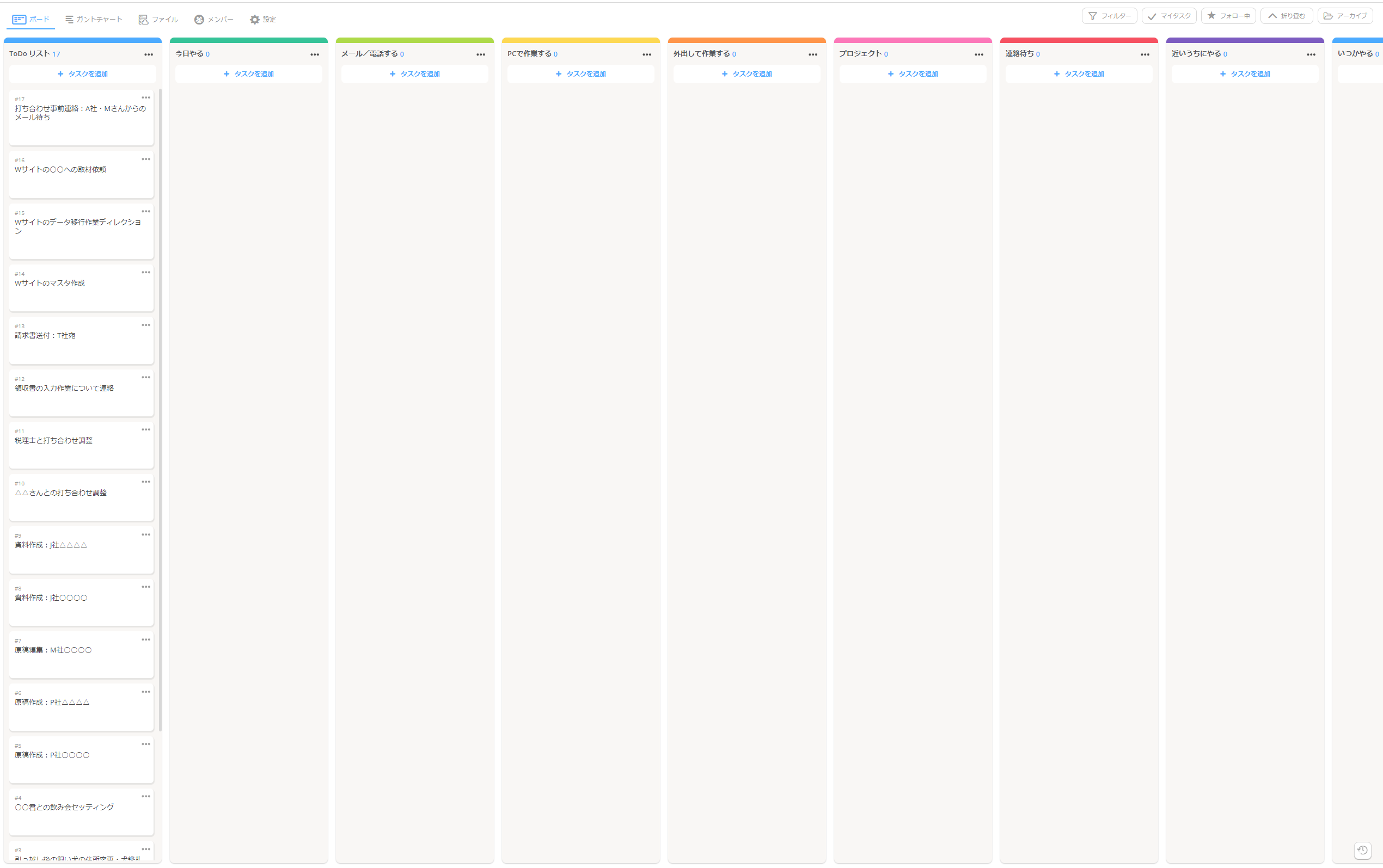 GTD（Getting Things Done）式で書き出したタスクをJootoで整理する