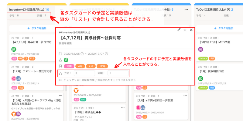 プロジェクトボードの運用イメージ1