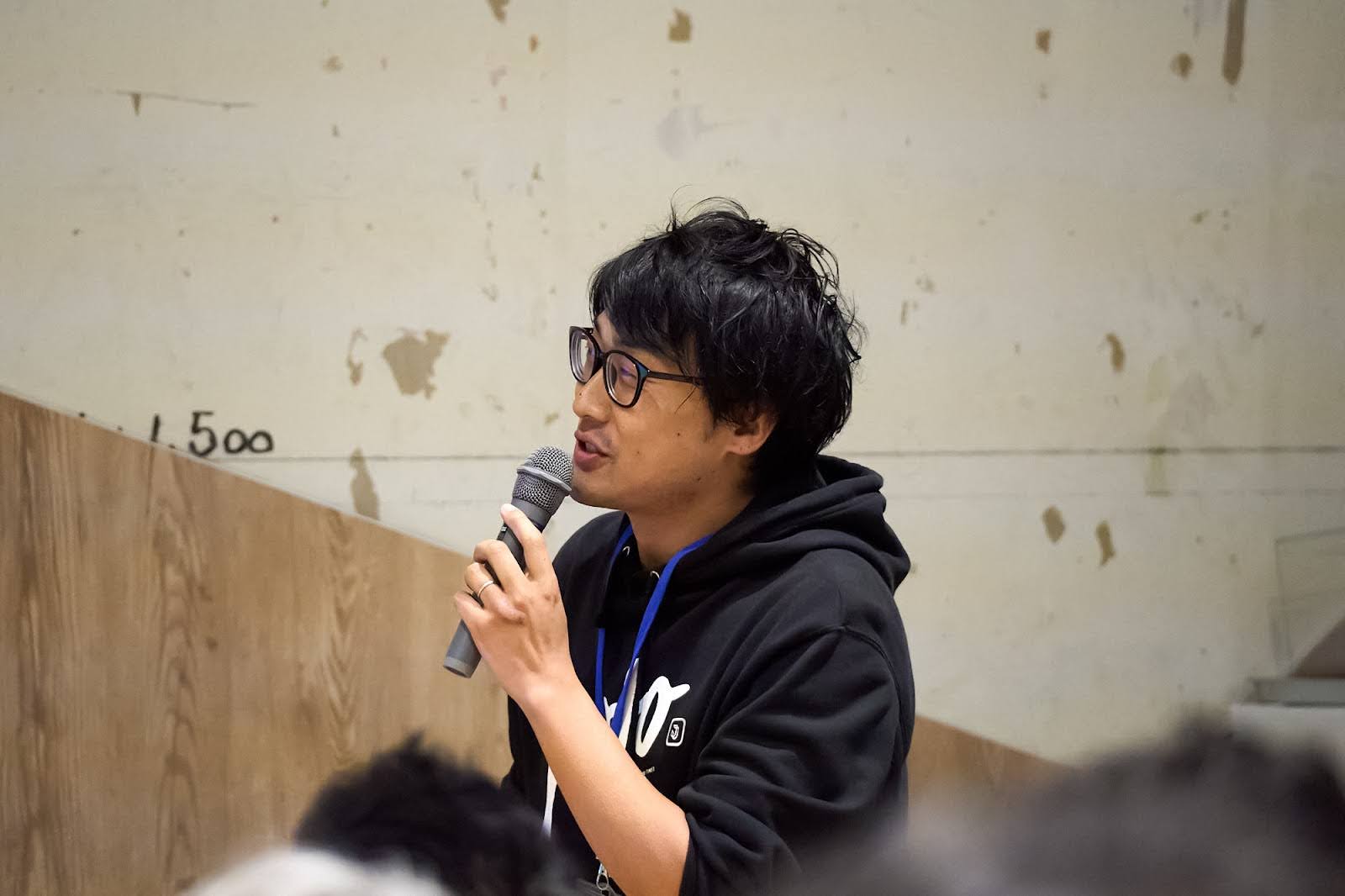 登壇中の株式会社PR TIMES 執行役員 兼 Jooto事業部長 山田の画像
